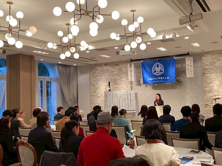 大阪みなと倫理法人会さまでの講話を終えて